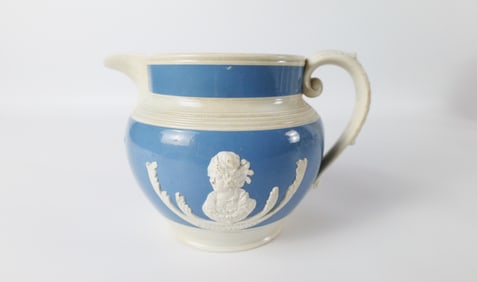 Success to Queen Caroline Pearlware Jug