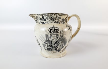 King William Queen Adelaide Coronation Jug