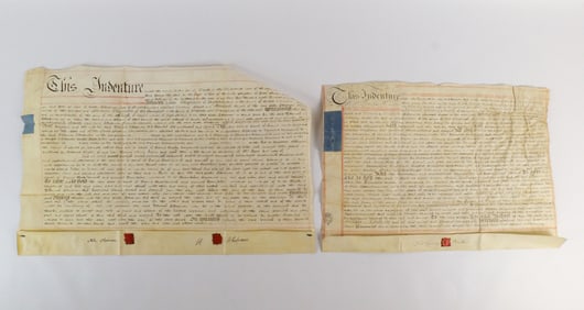 Group of 2 Indentures