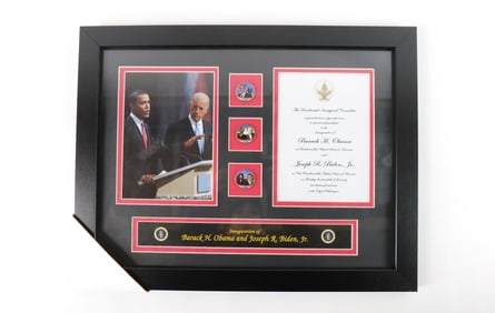 Obama/Biden Inaugural Plaque