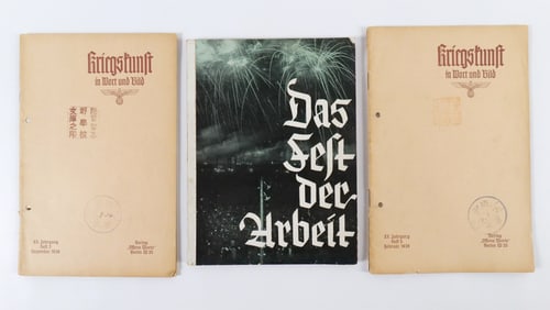 Group of Nazi WWII Books/Pamphlets