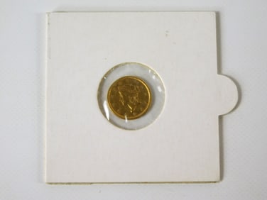 1853 P $1 Liberty Head Type 1 Gold Coin