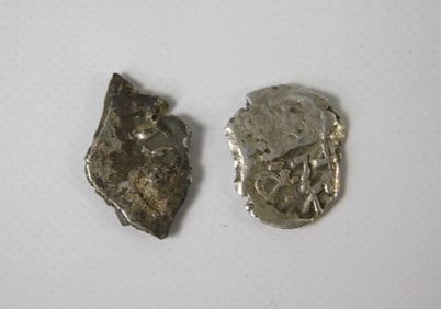 2 Unidentified 1/2 Reales