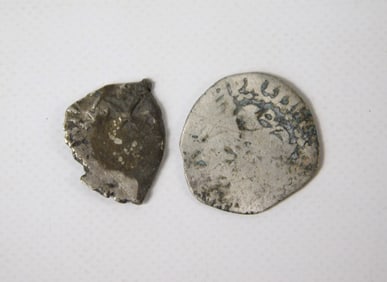 2 Unidentified 1/2 Reales