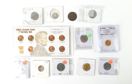 Grouping of US Coins