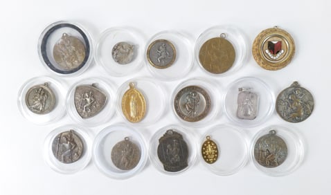 Grouping of Religious Medallions