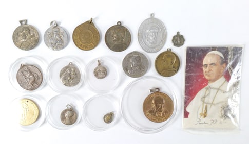 Grouping of Religious Medallions