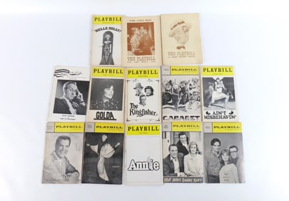Lot of Vintage Playbill
