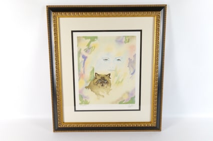 Lithograph in Color by Cecile Chapellier