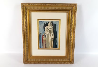 Woodcut Engraving in Color by Salvador Dali