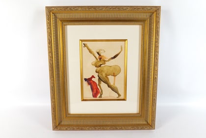 Woodcut Engraving in Color by Salvador Dali
