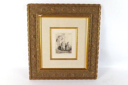 Copper Plate Etching by Rembrandt Van Rijn