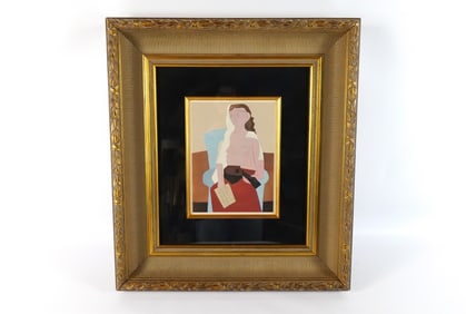 Gouache over Lithography by Pablo Picasso