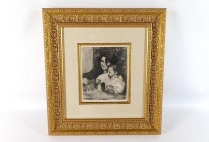 Copper Plate Engraving by Pierre Auguste Renoir
