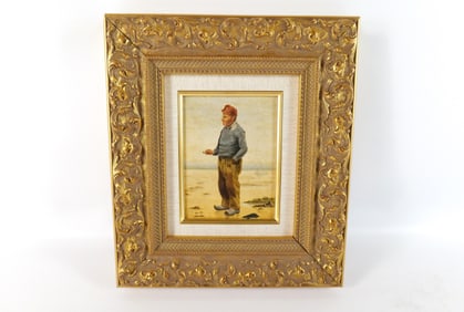 Oil on Wood Panel by J.H. Parkinson