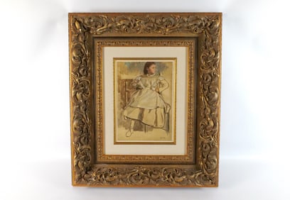 Hand Colored Lithograph by Edgar Degas