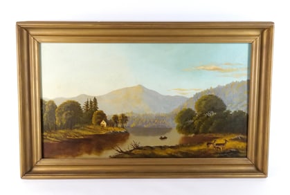 19th Century Oil on Canvas