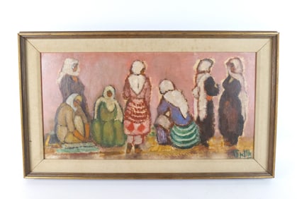 Oil on Board by Arie Alweil