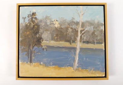 Oil on Wood Panel by Stuart Shils