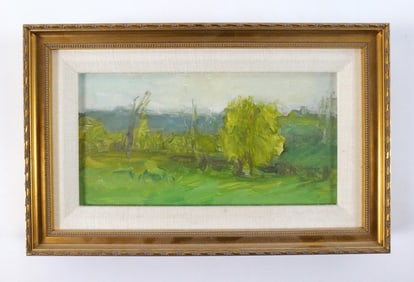 Oil on Wood Panel by Stuart Shils