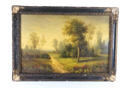 Oil on Canvas - Landscape Scene