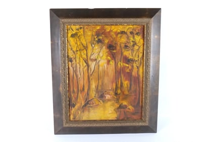 Oil on Canvas - Forest Scene
