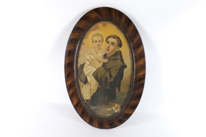 Framed Print - Priest with Baby Jesus