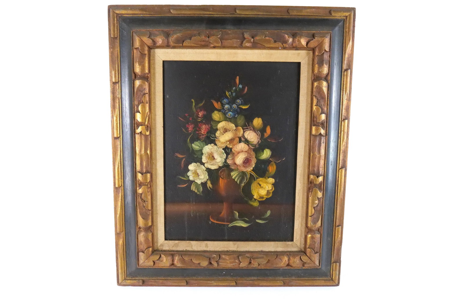 Oil on Canvas - Still Life: Oil on Canvas. Depicting a Still Life of Flowers. Artist Signed lower left - R. Rosini. Mid to late 20th century. Measures 24" tall x 20" wide. All invoices must be paid within 24 hours of the sale. W