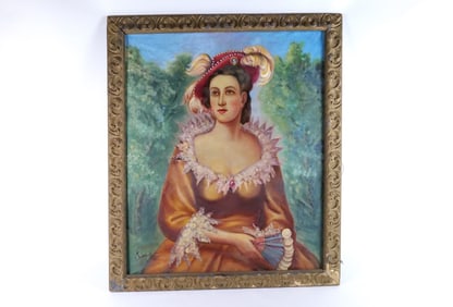 Oil on Canvas - Portrait of Woman