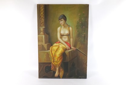 Serigraph on Canvas - Hand painted Highlights