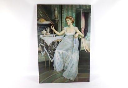 Serigraph on Canvas - Hand painted Highlights
