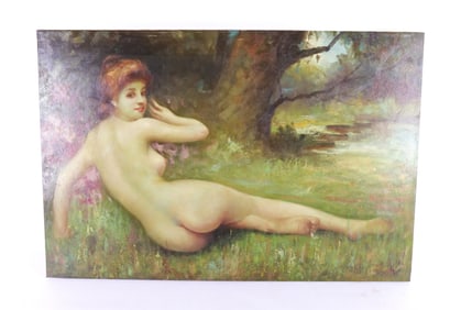 Serigraph on Canvas - Hand painted Highlights