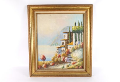 Oil on Canvas - Coastal Scene