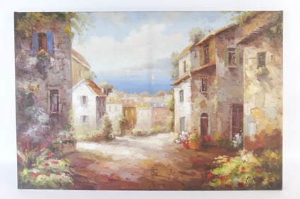 Serigraph on Canvas - Hand painted Highlights