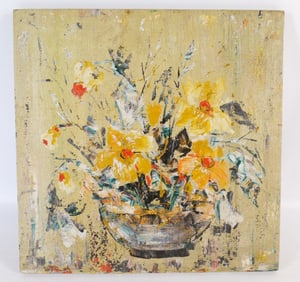 Oil on Canvas - Mid Century Modern Still Life