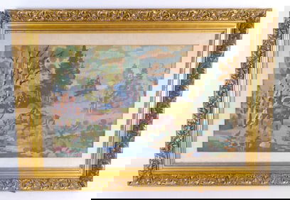 Framed Needlepoint - Deer
