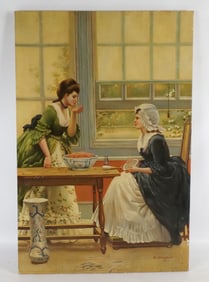 Serigraph on Canvas - Hand painted Highlights