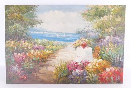 Serigraph on Canvas - Hand painted Highlights