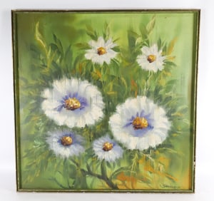 Oil on Canvas - Flowers