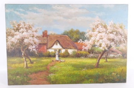 Serigraph on Canvas - Hand painted Highlights