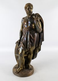 Bronze Statue of a Roman Soldier