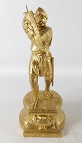 Antique Mixed Metal and Spelter Figurine