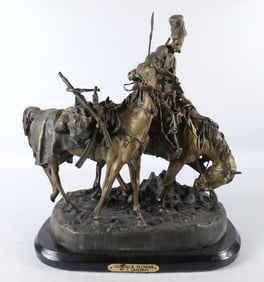 Bronze Statue - Cossack Plunder