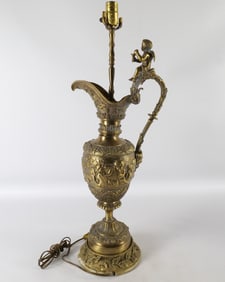 Bronze Ewer Lamp