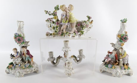 Group Lot of 19th Century Porcelain - AS-IS