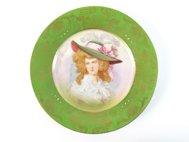 Schwarzburg German Portrait Cabinet Plate