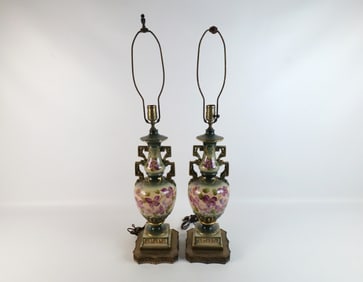 Pair of Circa 1920's Decorative Table Lamps
