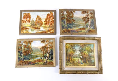 Group Lot of Framed Art