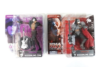 Lot of 2 KISS Creatures Action Figures