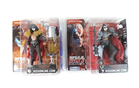 Lot of 2 KISS Creatures Action Figures